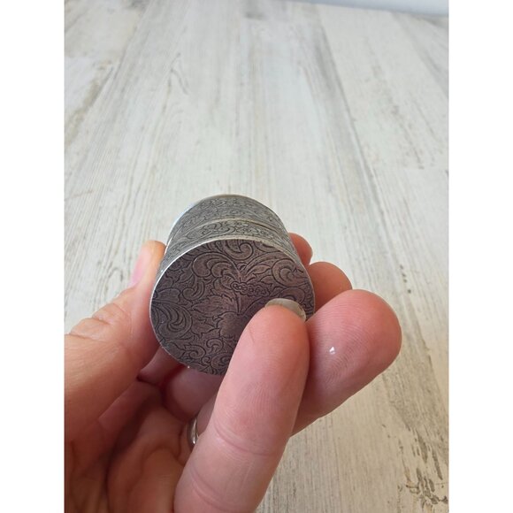 Mini trinket pill box dried flower vintage containers - Picture 6 of 8